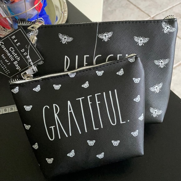 Rae Dunn Handbags - Rae Dunn cosmetic cases🌺🌺🌺🌺